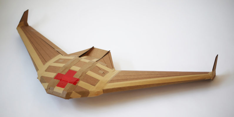 This disposable drone could one day save your life