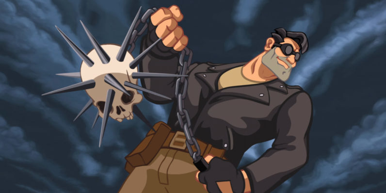 This excellent DOS game about bikers in the future is getting the hi-res treatment in April