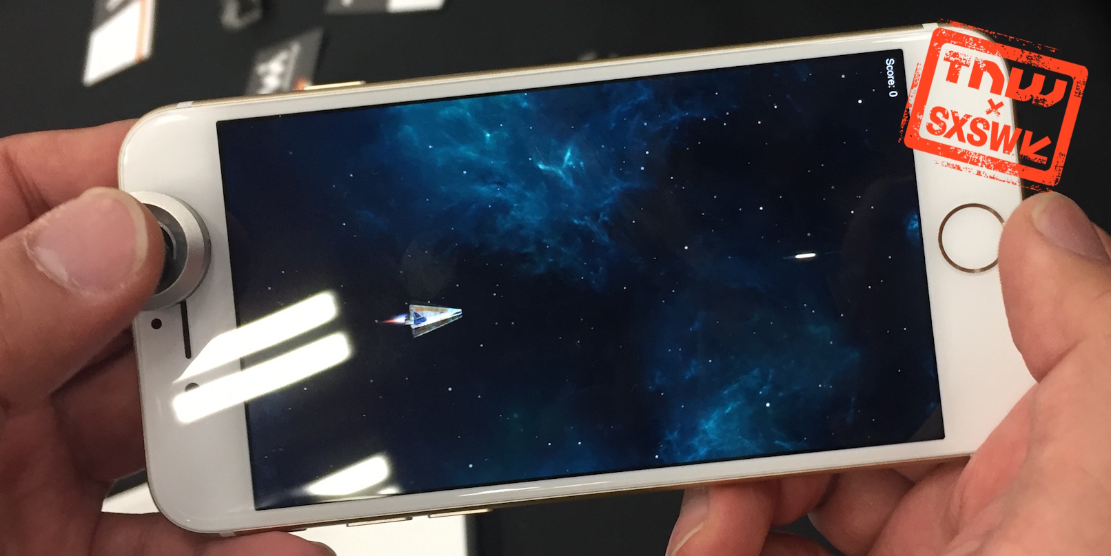 This tiny joystick grips right onto your phone — no cords needed