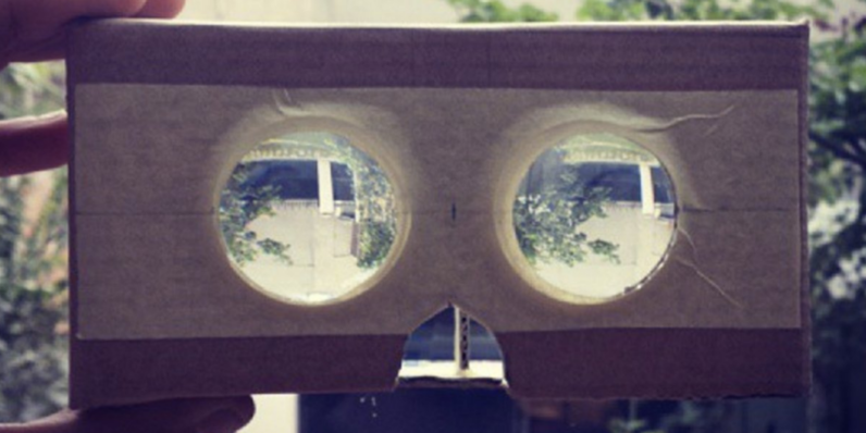 Feast your eyes on the first Google Cardboard prototype