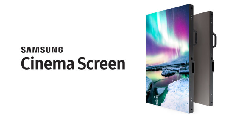 samsung, cinema screen, hdr, led