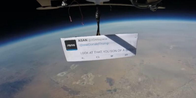 Space agencies mock Trump from the heavens