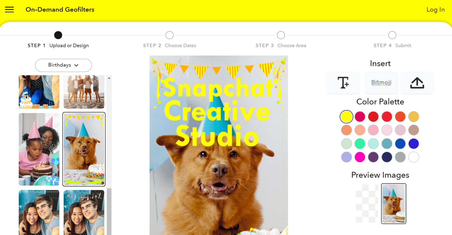 photo of Snapchat launches a design studio for custom geofilters image