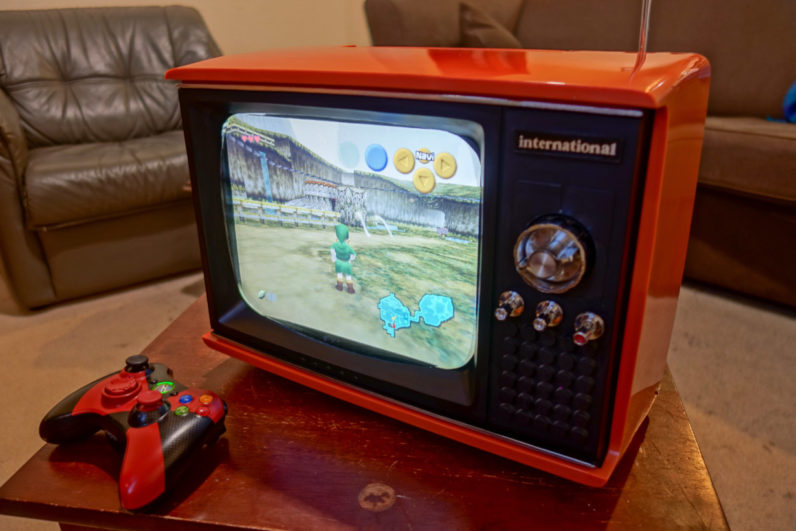 This Old Portable Tv Is Actually A Raspberry Pi Powered Retro