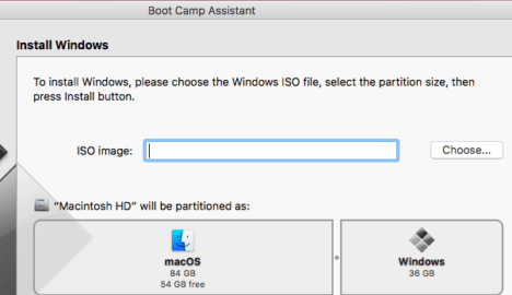 switch from windows to mac bootcamp
