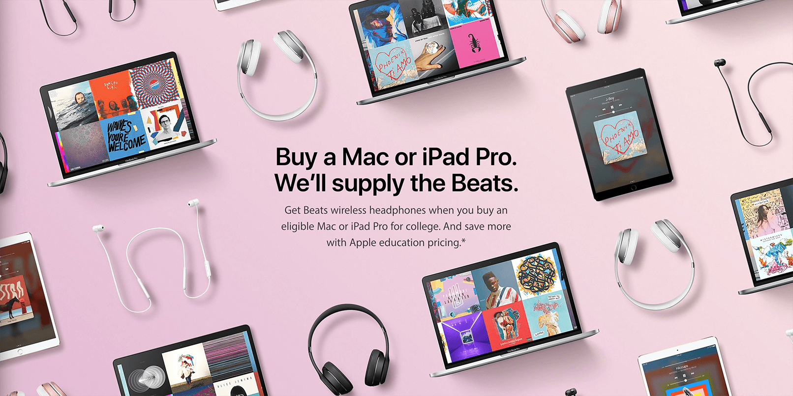 terminoloji etkilenmek pürüzsüz  Apple's giving away free Beats headphones on Mac or iPad purchases (and not  just for students)