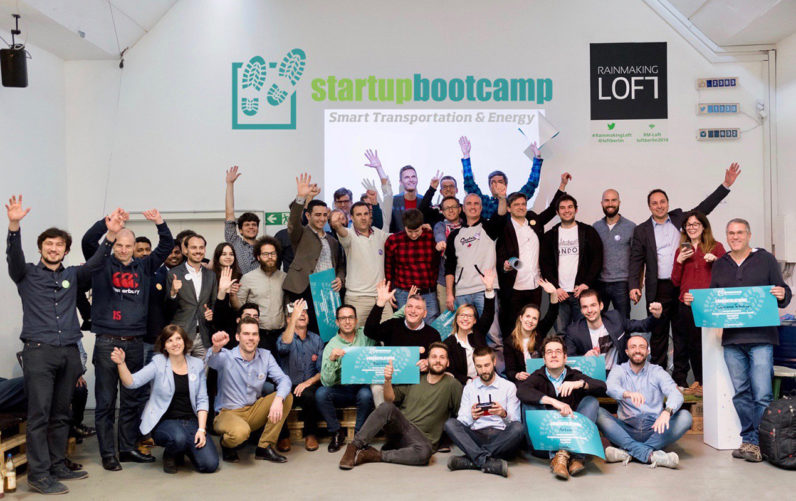 Previous participants at a demo day