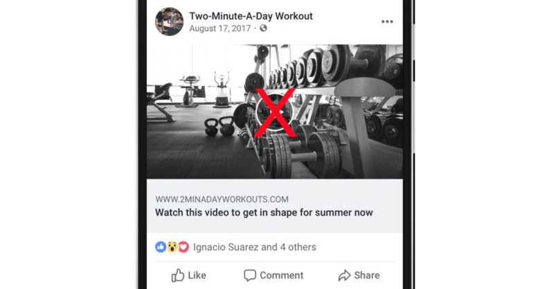 Facebook will now bury clickbait video and fake ‘play’ buttons