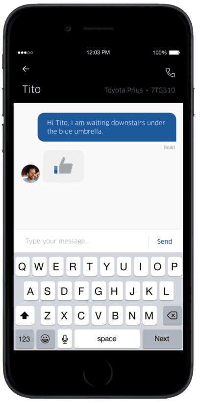 Uber Adds In App Chat Feature Making It Easier To Message Your Driver