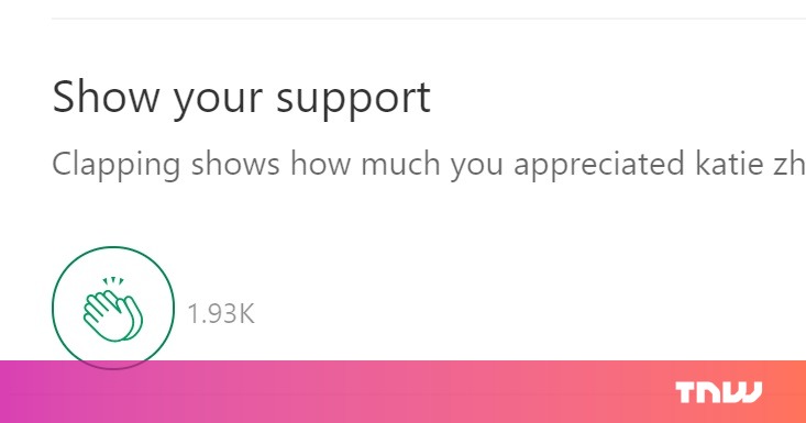 photo of Medium is using an applause meter to calculate authors’ pay image