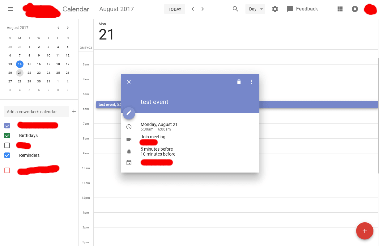 google, calendar, user interface