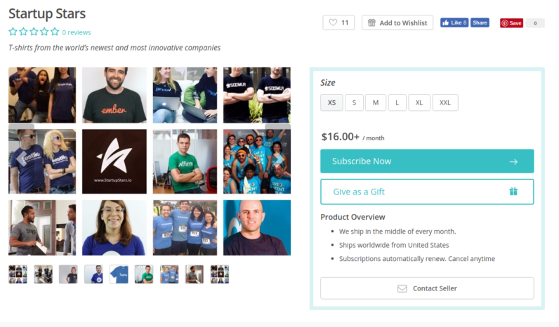 This t-shirt subscription box is the epitome of startup fetishism