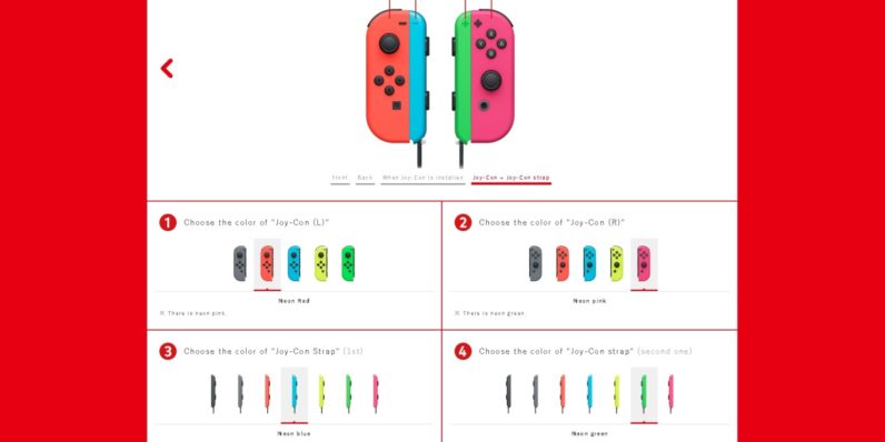 all switch joy con colors