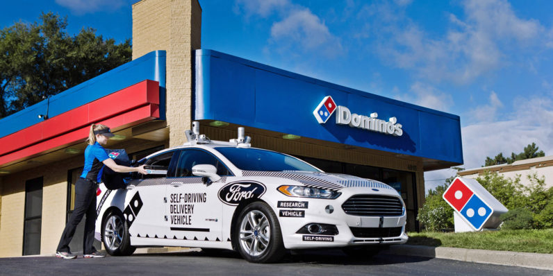 Domino’s and Ford team up to offer self-driving pizza delivery