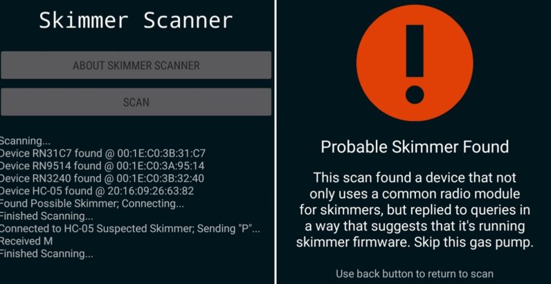Someone finally made an app to detect credit card skimmers at the gas pump
