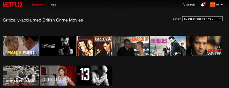 Netflix has thousands of hidden categories. Someone listed them all