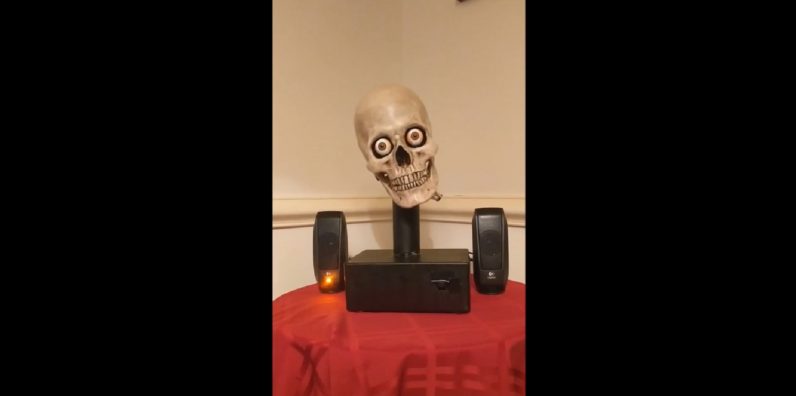Hacker pieces together Alexa-powered talking skull