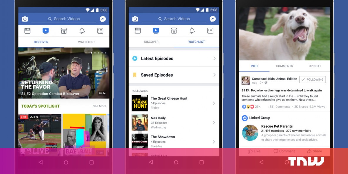 Report: Facebook is bringing its Watch video service to India next year