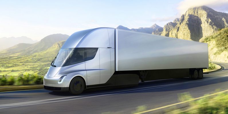 Tesla’s electric Semi does 0-60mph in 5 seconds, and 500 miles on a single charge