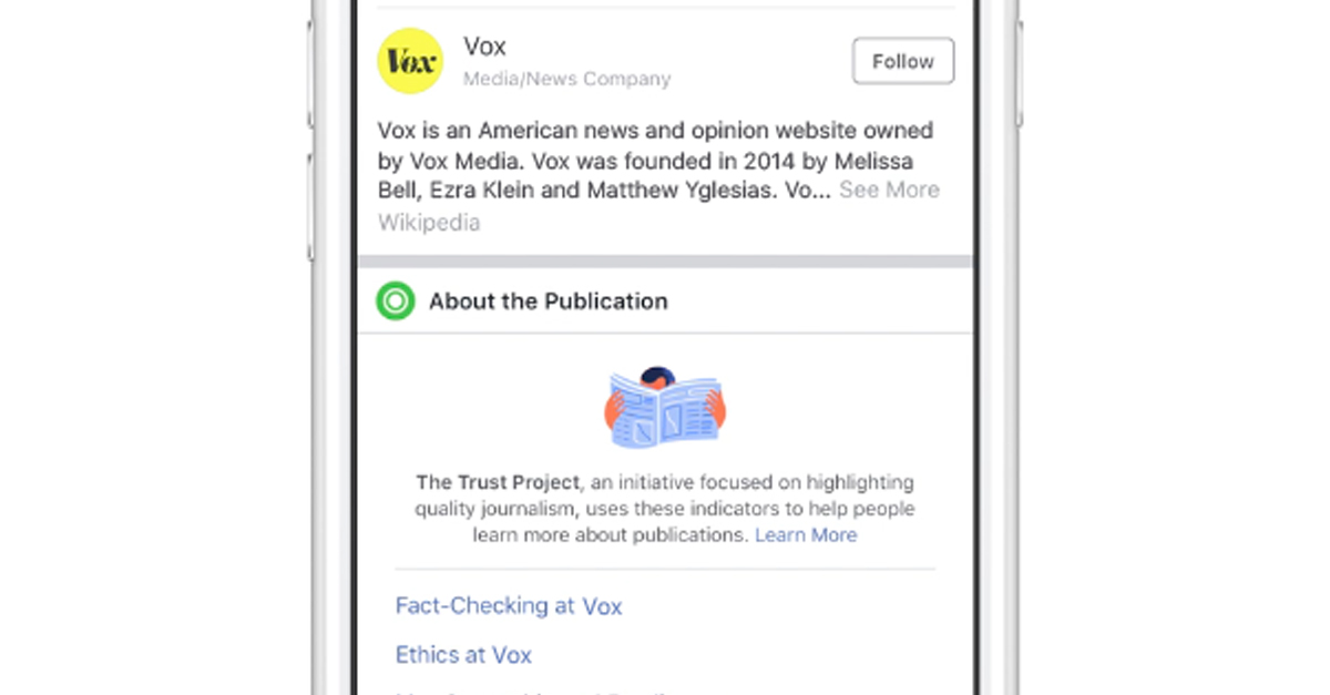 Trust Indicators let you know more about a publisher on Facebook Featured Image