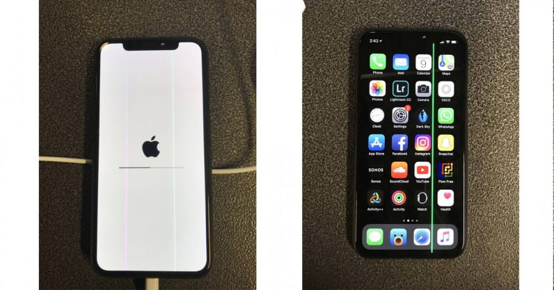 Some iPhone X displays plagued by mysterious ‘Green Line of Death’
