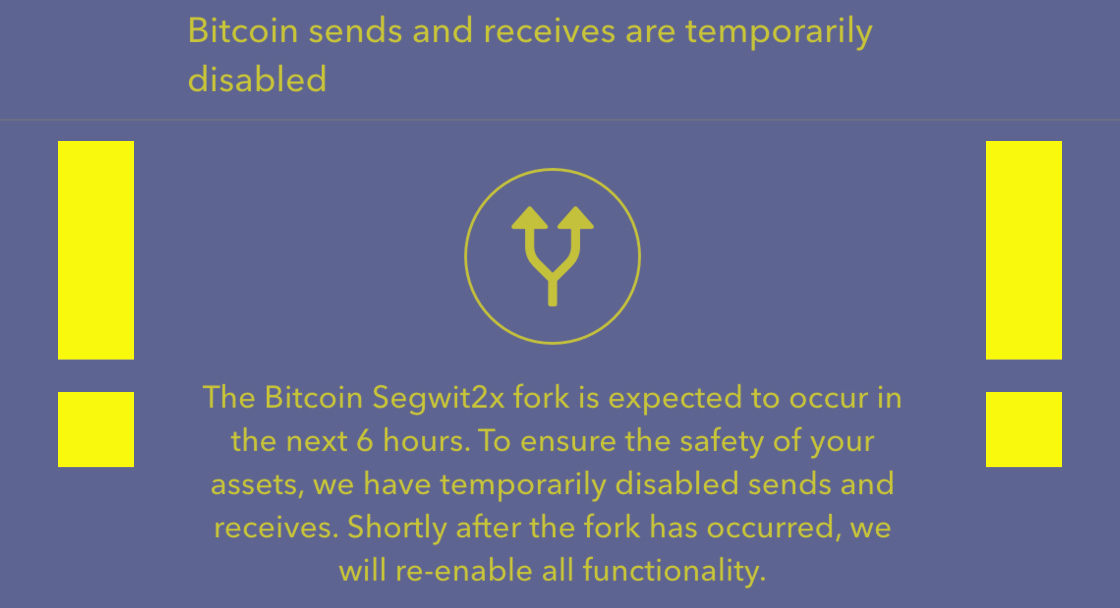 photo of Crypto exchange desks freeze Bitcoin transactions ahead of wayward Segwit2X fork image