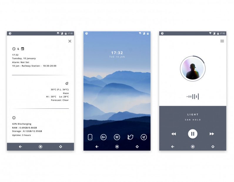 android home screen animation