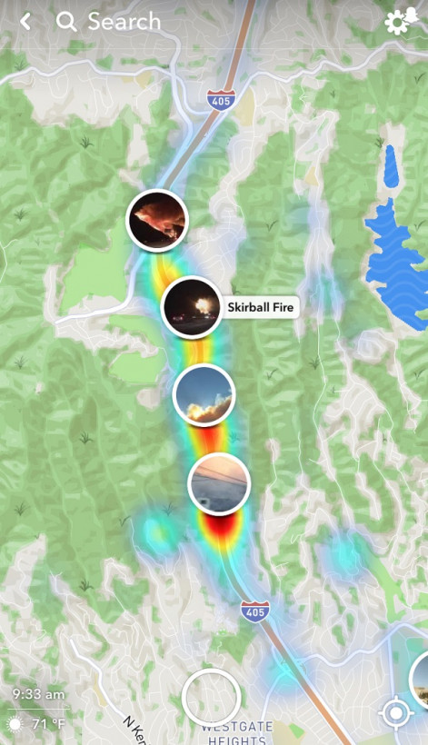 The Best And Most Terrifying Images Of The La Fires Are On Snapchat