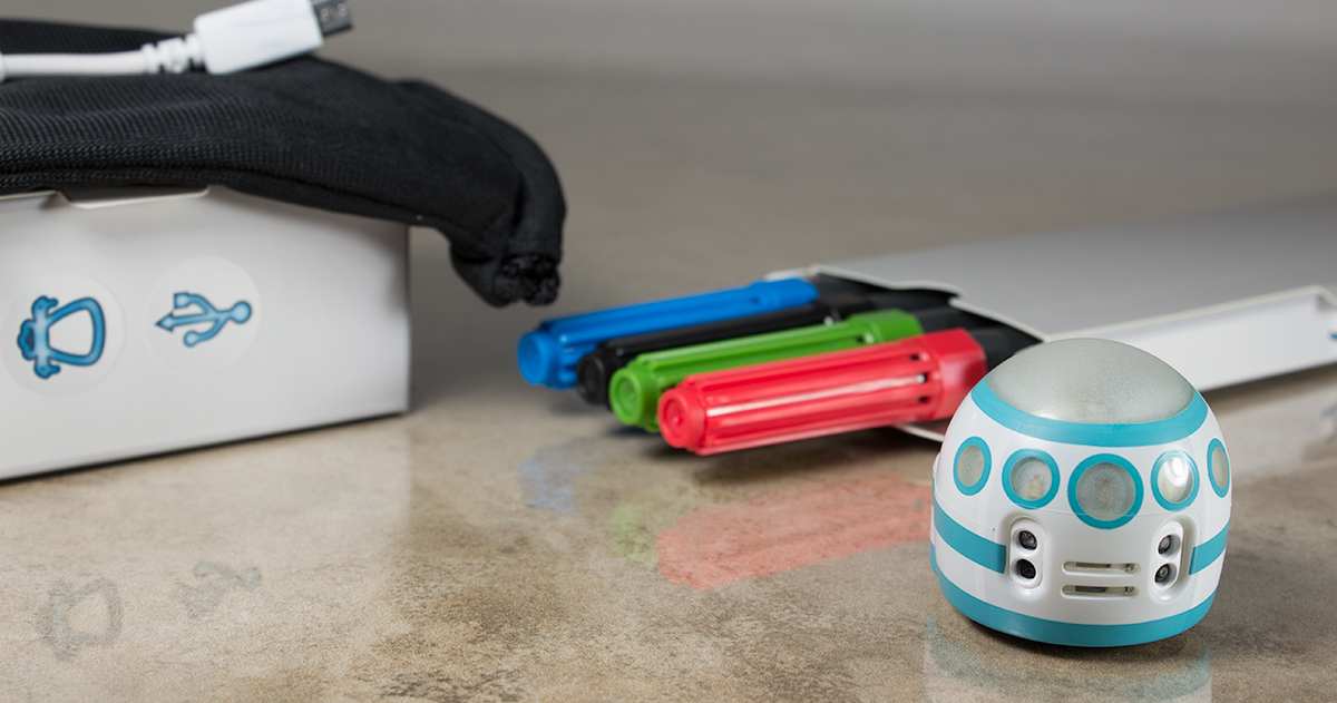 Ozobot Evo is a pocket-sized robot you can program with a Sharpie