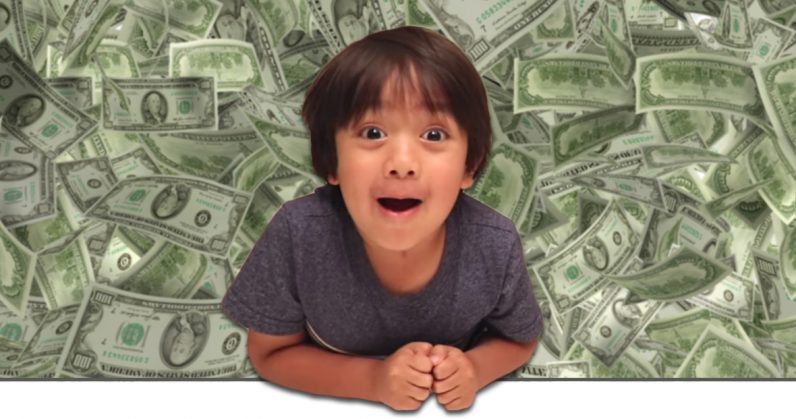 This 6-year-old made $11M on YouTube last year. What are you doing with your life?