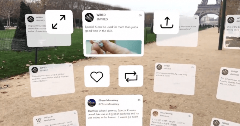 World’s first AR app for Twitter is a preview of what’s to come