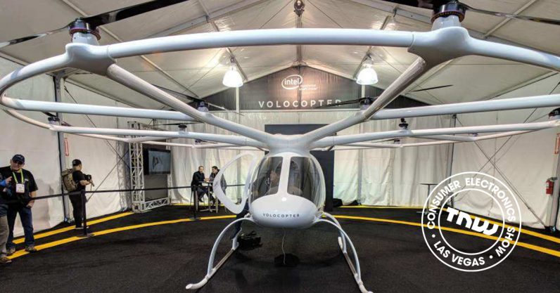 Volocopter’s fully-electric autonomous manned multicopter is ridiculously cool