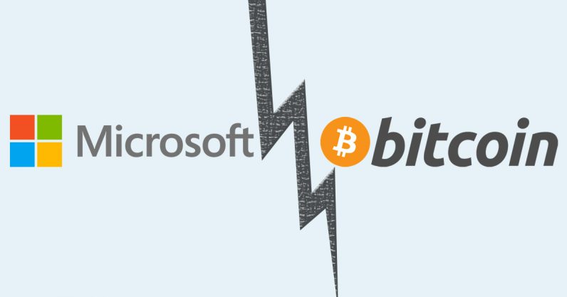 Microsoft’s Bitcoin ban is likely a temporary measure