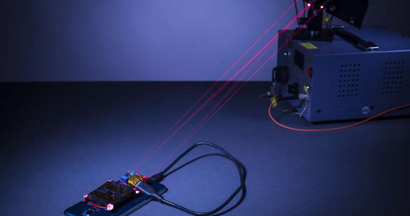 Researchers are wirelessly charging devices by blasting them with lasers