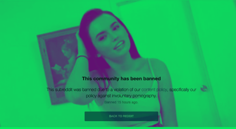 Banned Content Porn - Reddit bans Deepfakes community that made AI-generated ...