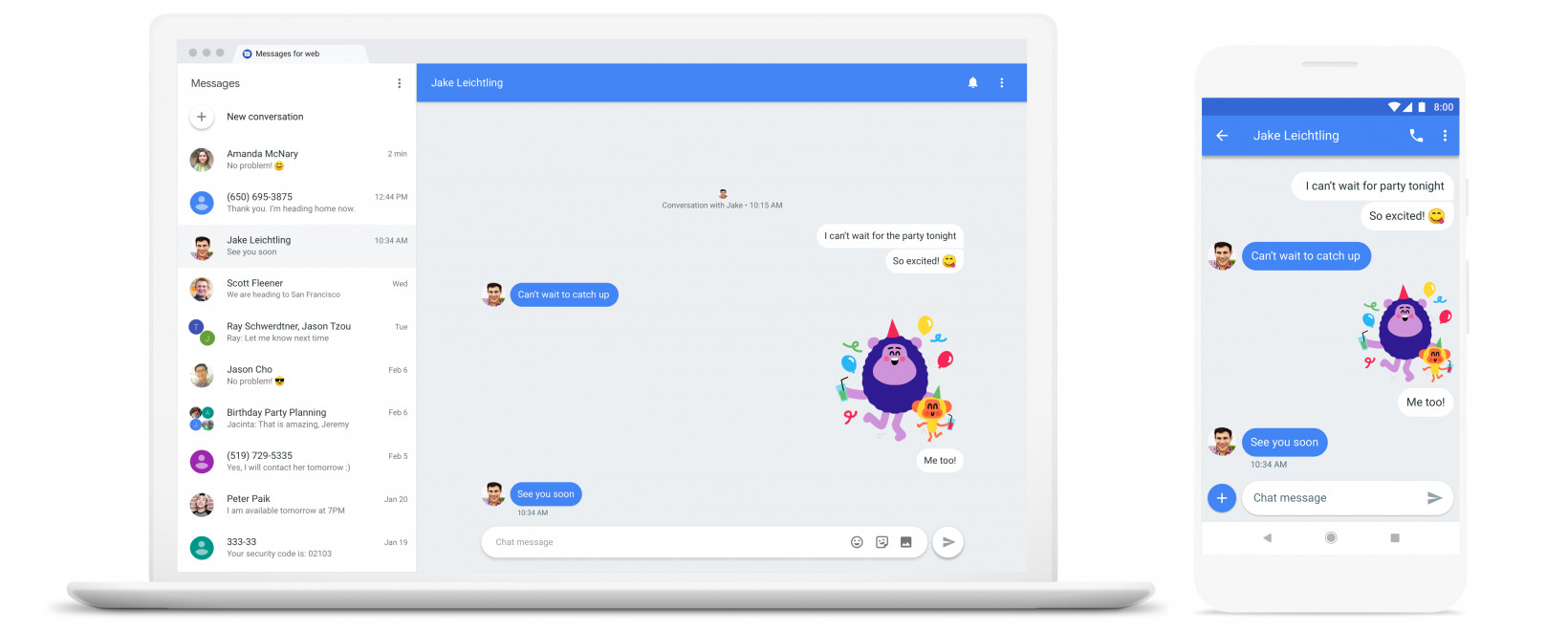 Chat will eventually get a desktop web interface for texting