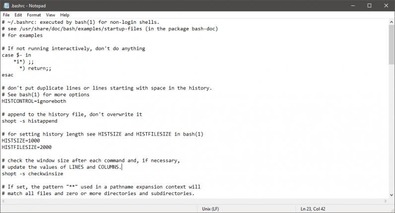 Notepad Now Properly Displays Textfiles Created On Unix Systems