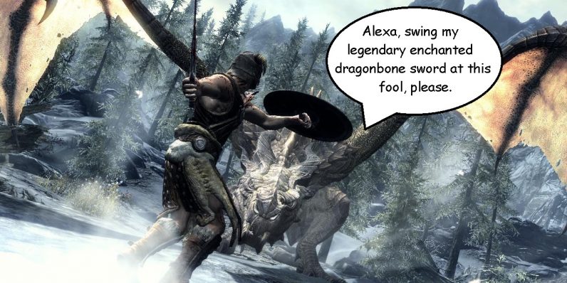 Skyrim’s smart speaker parody is actually playable