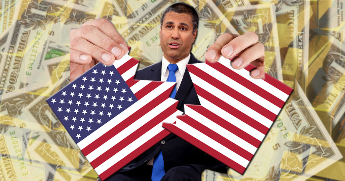 Ajit Pai wants to abolish federalism so Verizon and AT&T can throttle your data