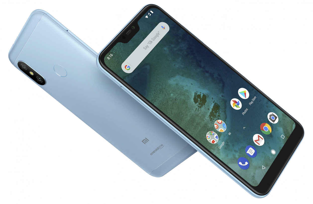 The Mi A2 Lite features a notched display and slightly slower hardware, but a larger battery