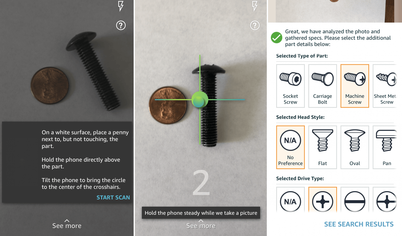 s new Part Finder scans your nuts and bolts to find odd parts