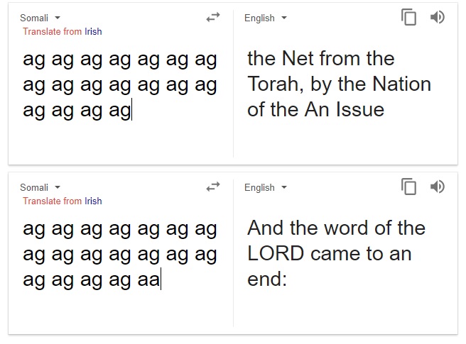 Google Translate glitch predicts the second coming of Christ