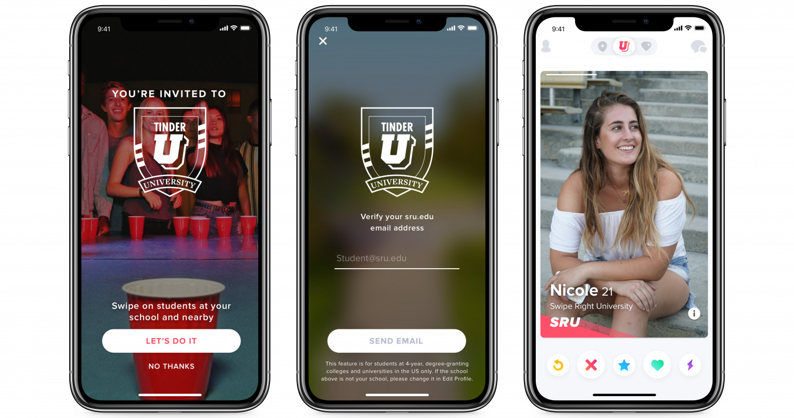 Tinder launches a new dating service for college students in the US