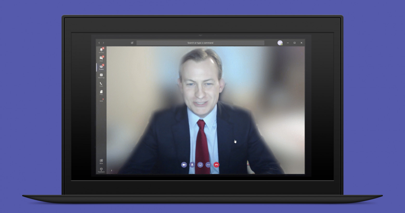 How to blur background in microsoft teams