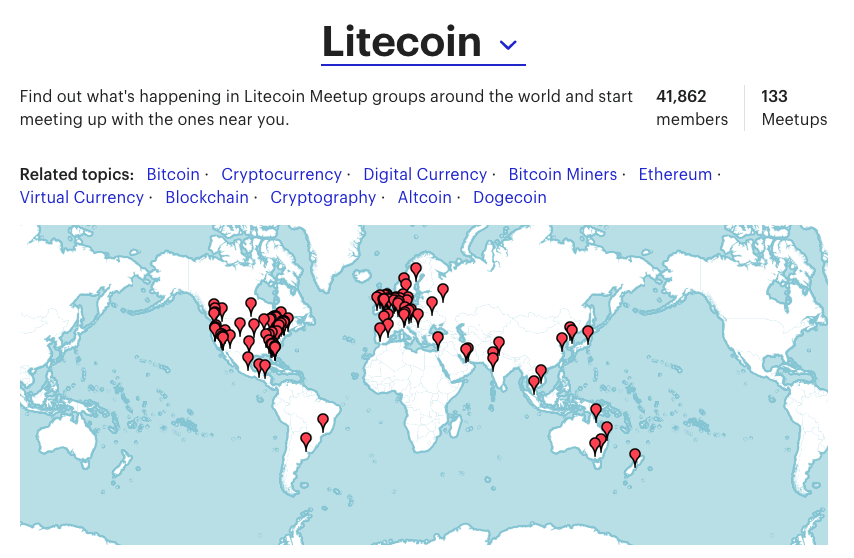 litecoin, meetup