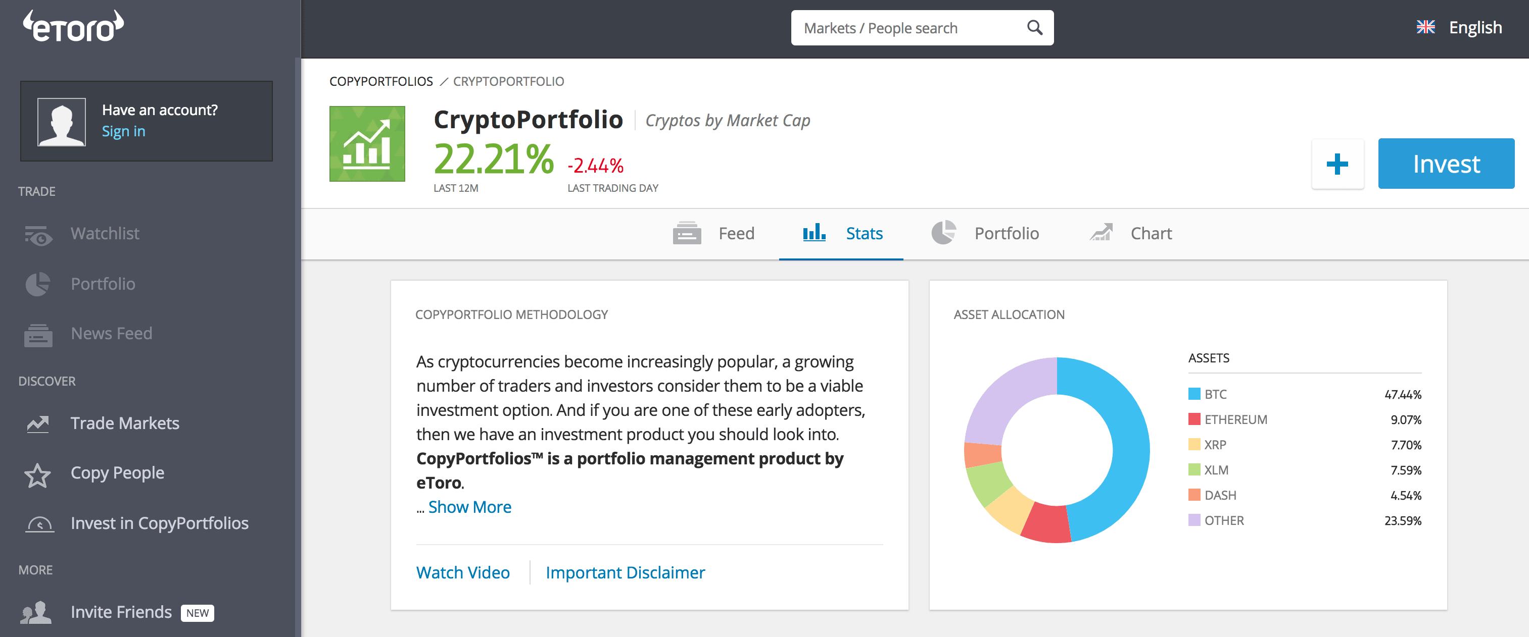 etoro, cryptofund, cryptocurrency, trading