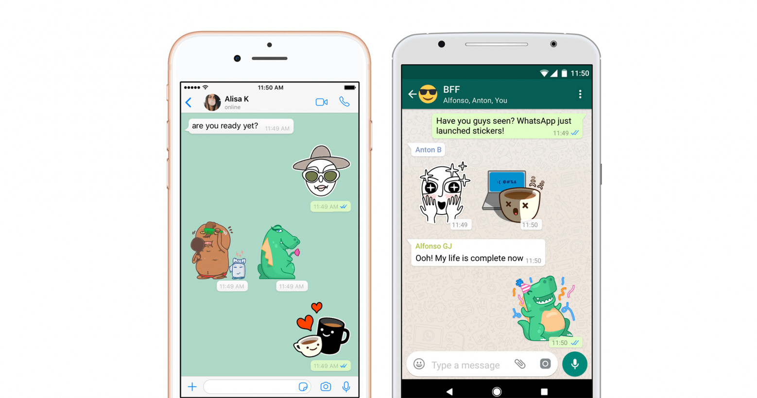 Whatsapp Introduces Stickers On Ios And Android At Last