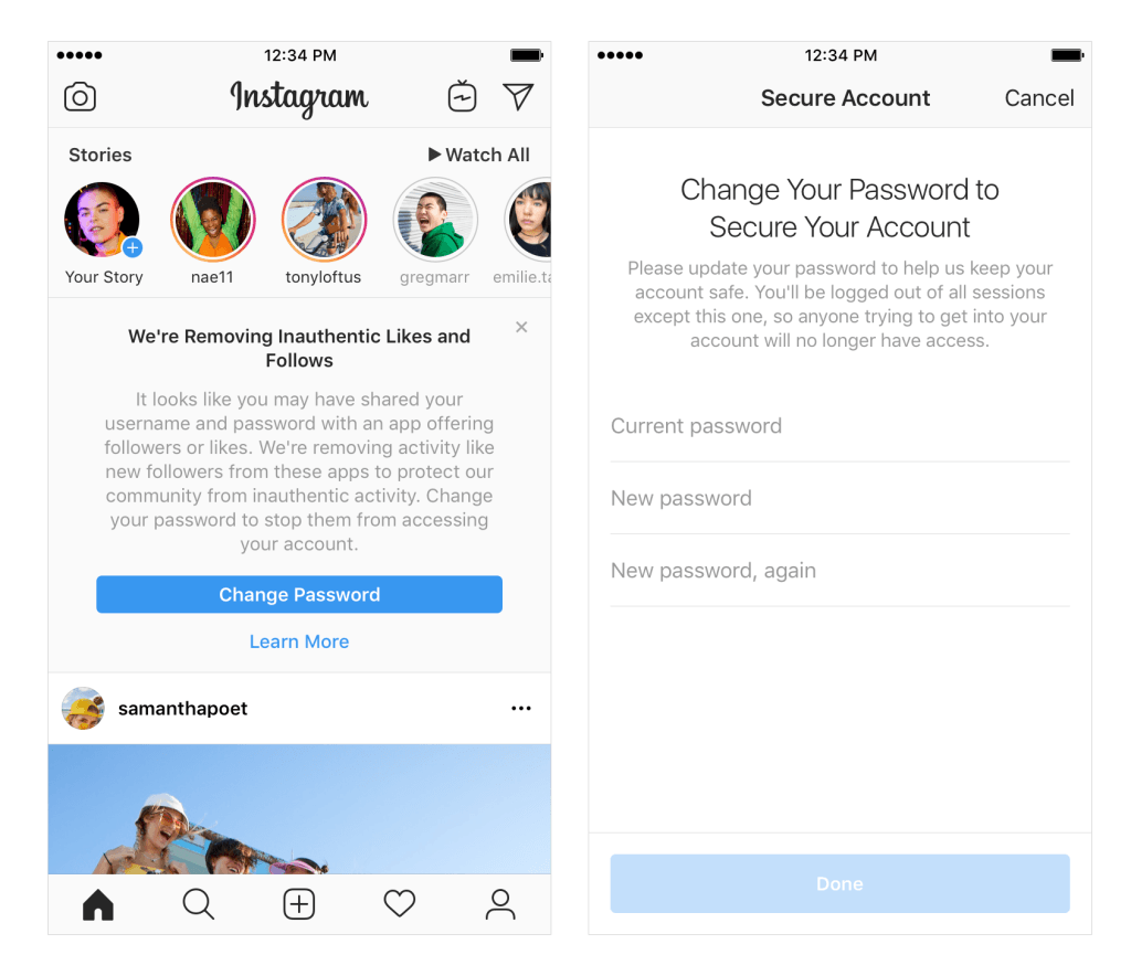 Instagram will begin notifying users that it's booting bots off its platform