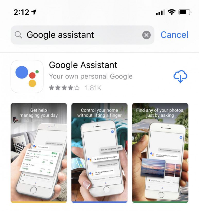 Google Assistant on the App Store