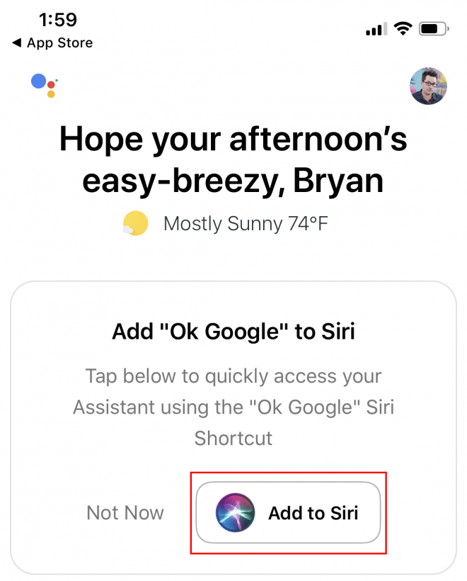 google assistant on your iphone or ipad